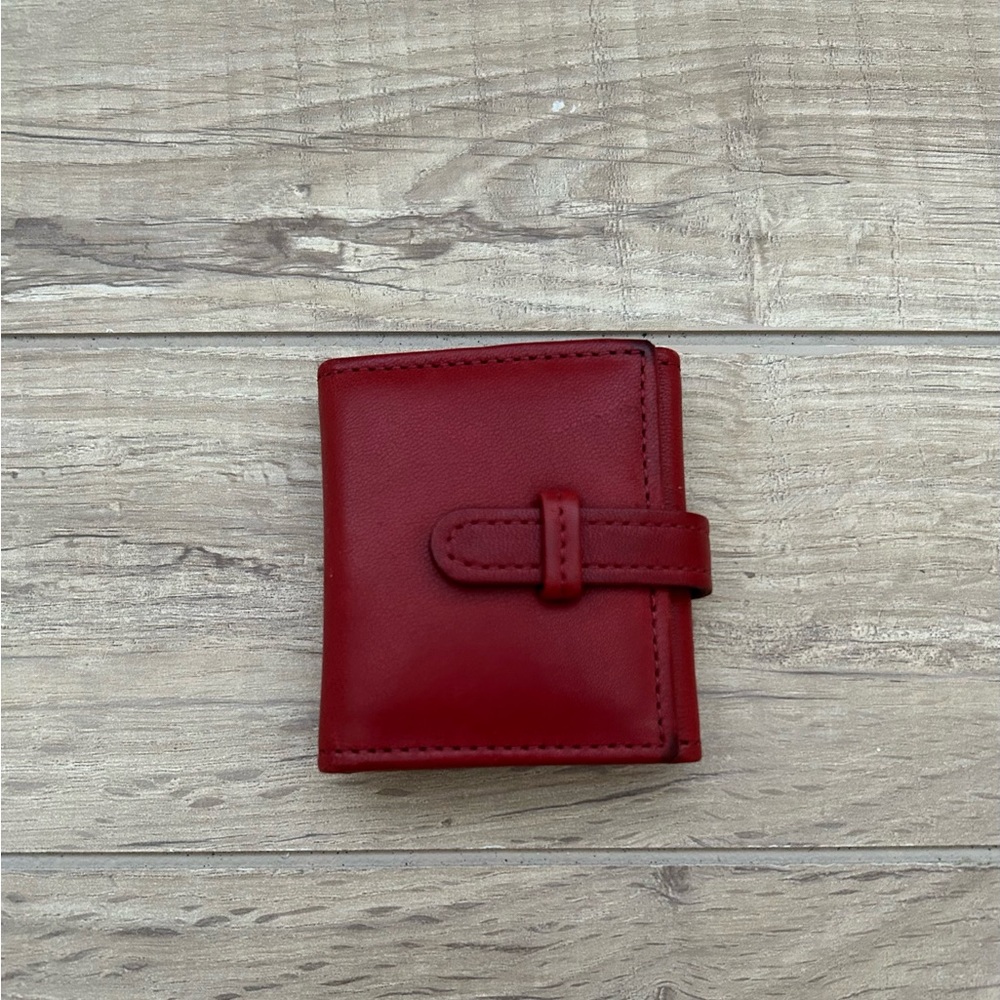 Coach Red Leather picture holder .